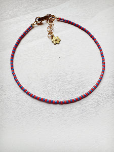 Mini Stripe Anklette - sample - pick your color :)