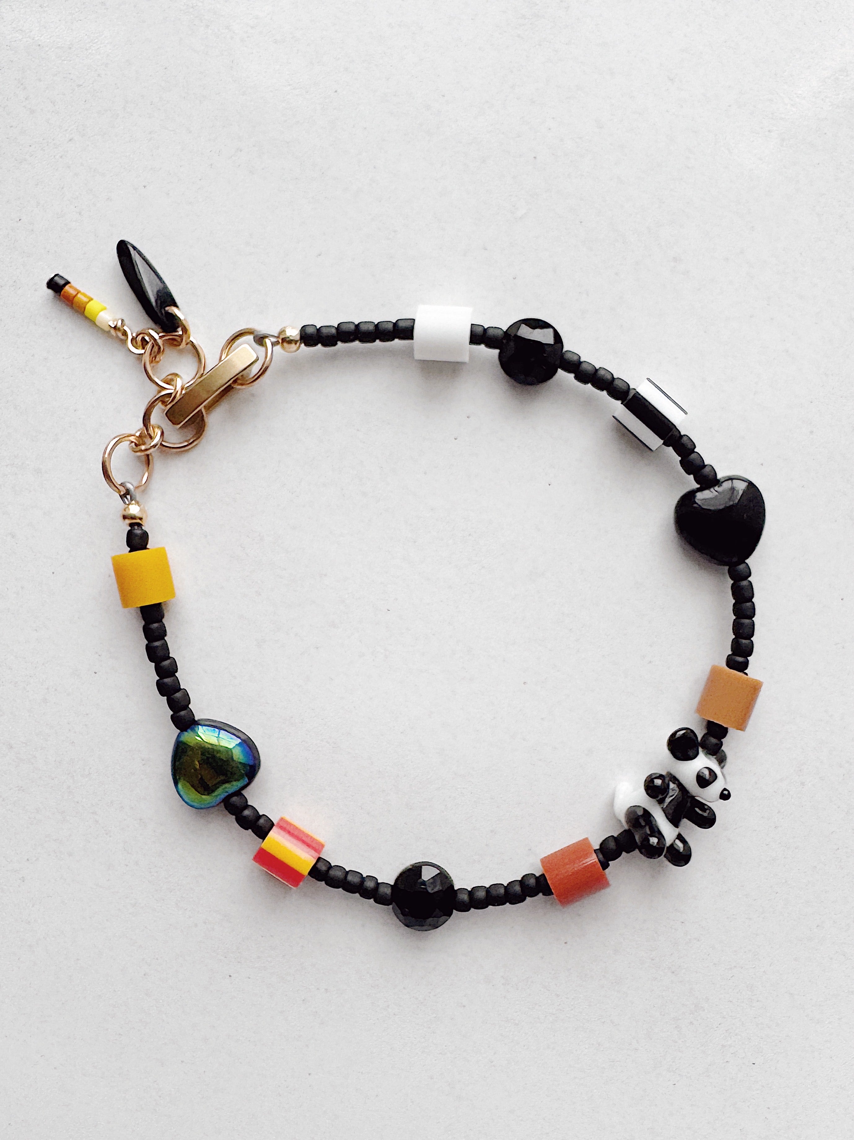 ToyBoxCritter Bracelet - black panda 001