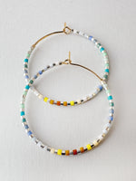 Load image into Gallery viewer, MINI STRIPE HOOPS - seapony

