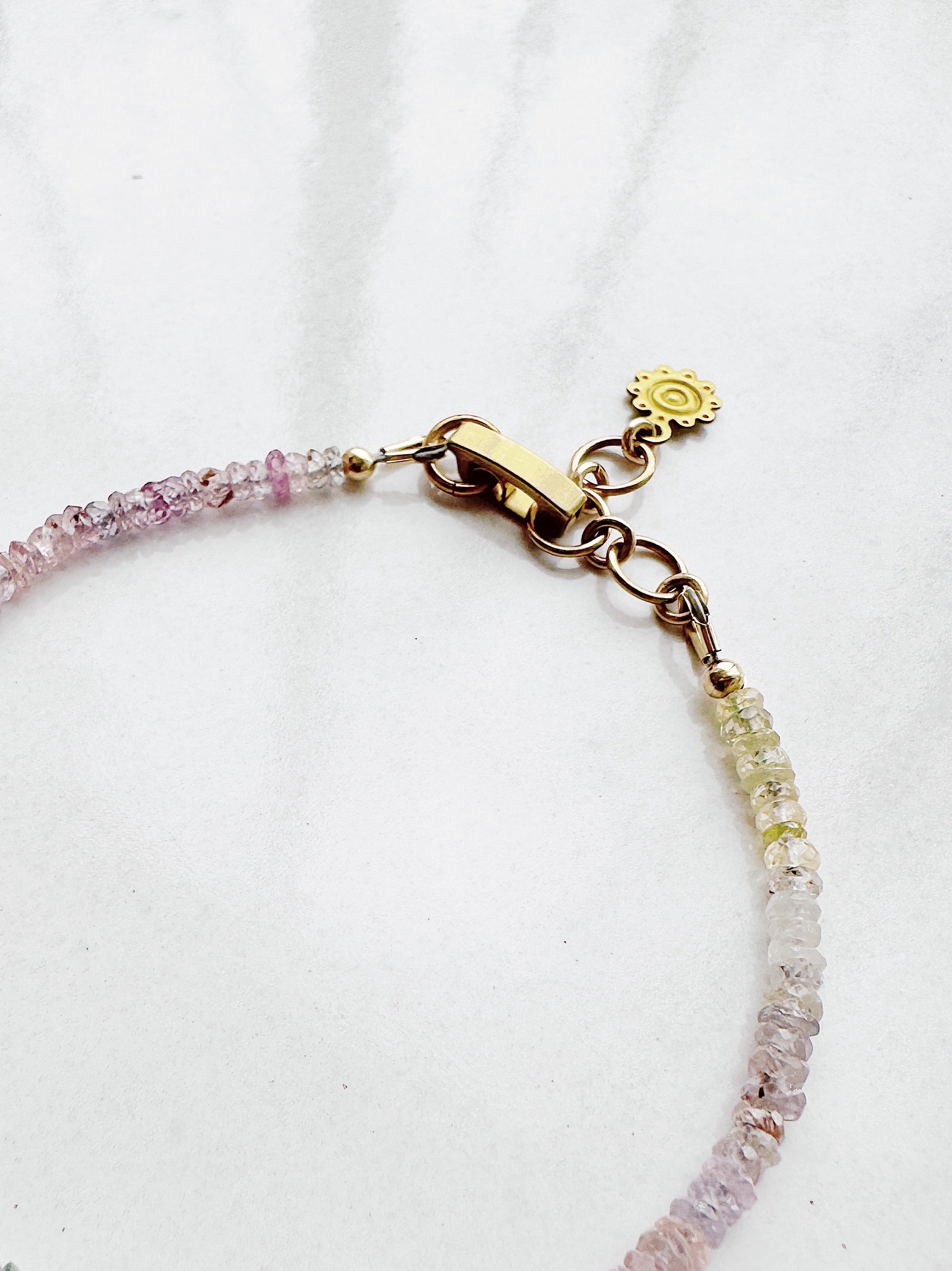 sample 039 - ombre sapphire bracelet - cool - medium (6.5-7.25")