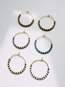 Striped Hoops - pick your colors 💫