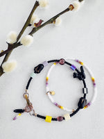 Load image into Gallery viewer, CRITTER BRACELET - black kitty - medium
