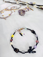 Load image into Gallery viewer, CRITTER BRACELET - black kitty - medium
