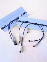 Load image into Gallery viewer, woven bracelet set of 2 - adjustable - 07
