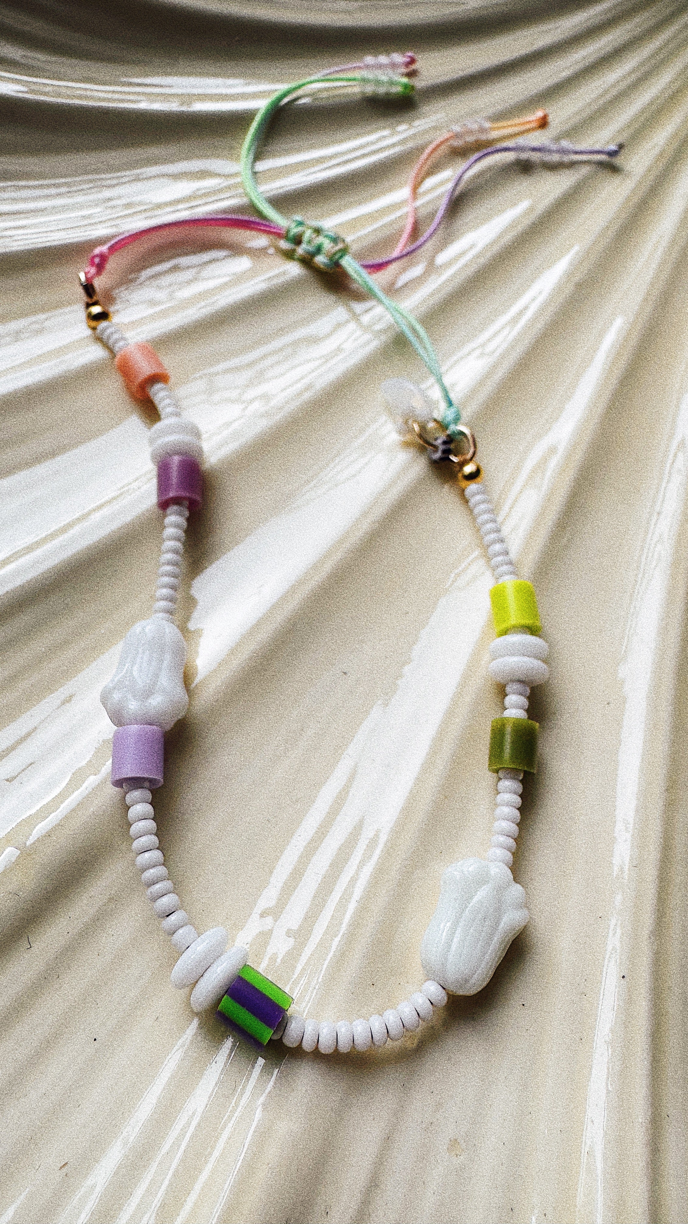 002 : MERMAID ANKLET - andromeda - OOAK