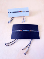 Load image into Gallery viewer, woven bracelet set of 2 - adjustable - 06
