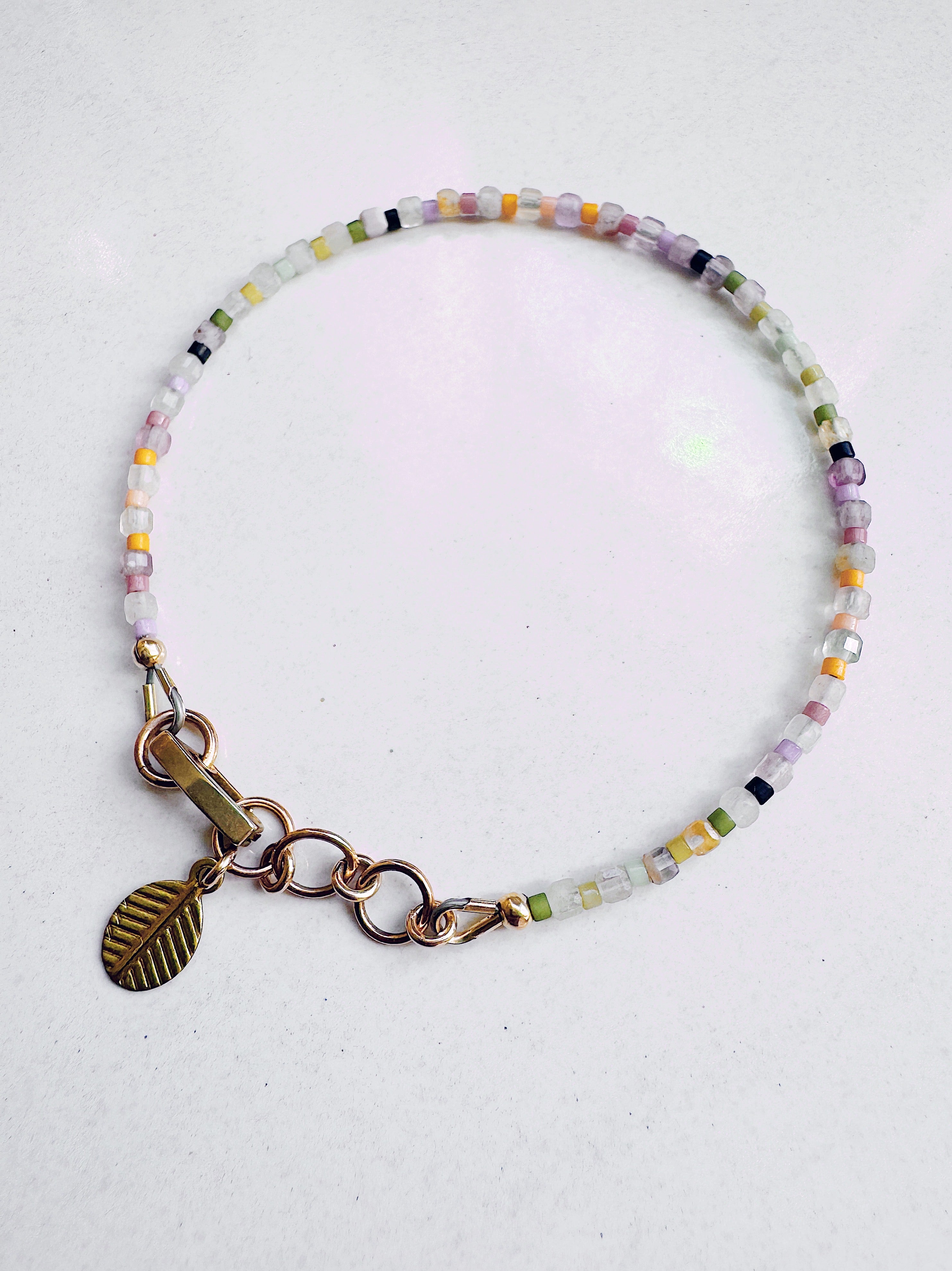 GEM GRADIENT BRACELET - Amethyst / andromeda