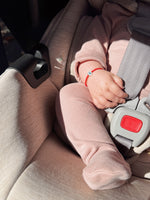 Load image into Gallery viewer, Solo Evil Eye Bracelet - holiday red - extended sizing
