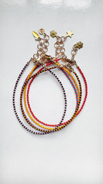 Load image into Gallery viewer, Mini Stripe Anklette - sample - pick your color :)
