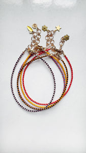 Mini Stripe Anklette - sample - pick your color :)