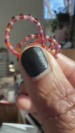 Load and play video in Gallery viewer, GEM GRADIENT RING - Garnet / canyon - size 6
