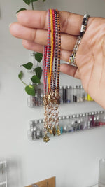 Load and play video in Gallery viewer, Mini Stripe Anklette - sample - pick your color :)
