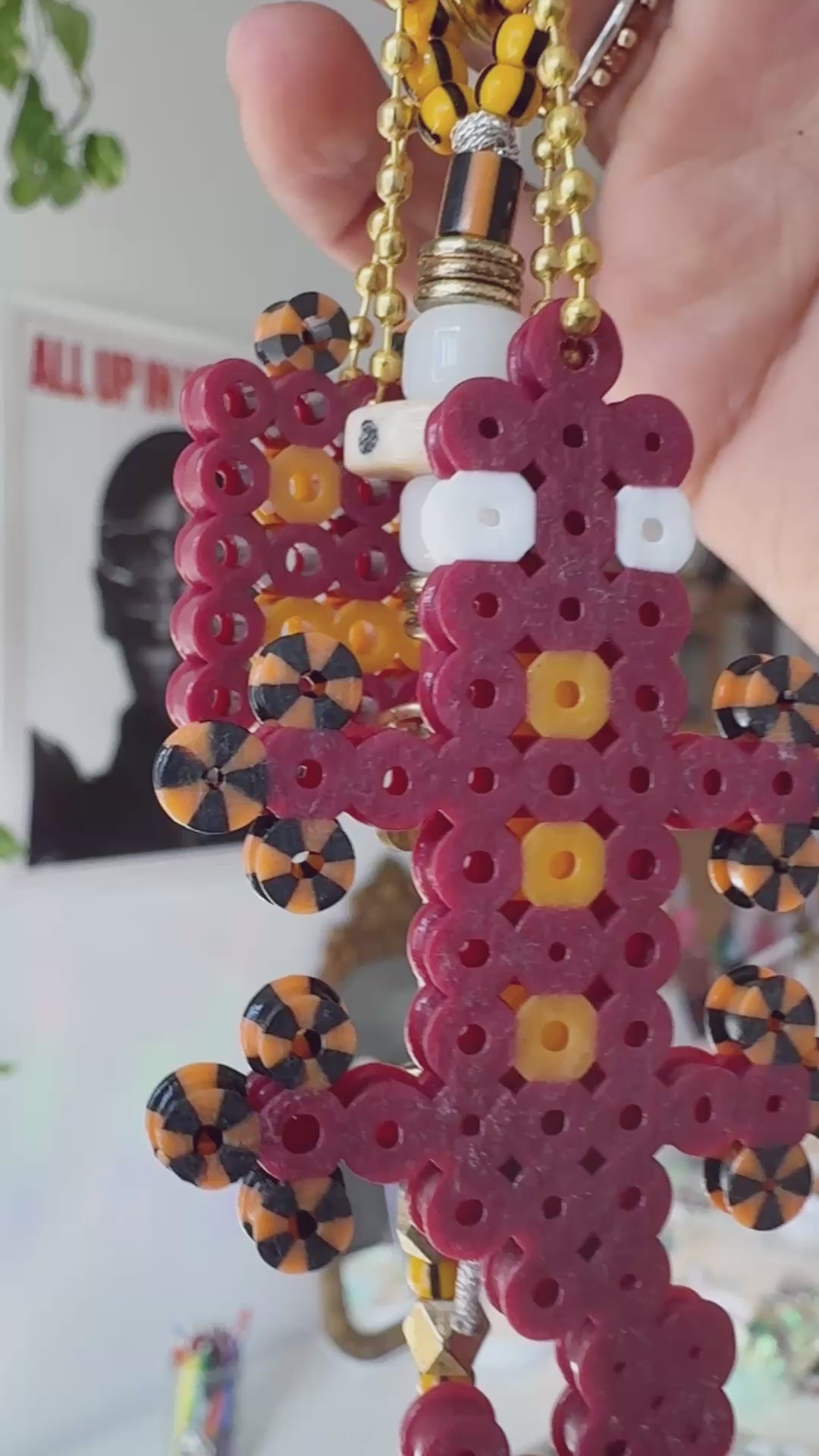 RoboLizard Bag Charm - CAVS 🏀