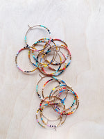 Load image into Gallery viewer, WS : Color-Block Serpent Hoops (more colors)
