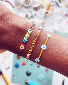 BYOB ~ Evil Eye Bracelet - single color - elastic
