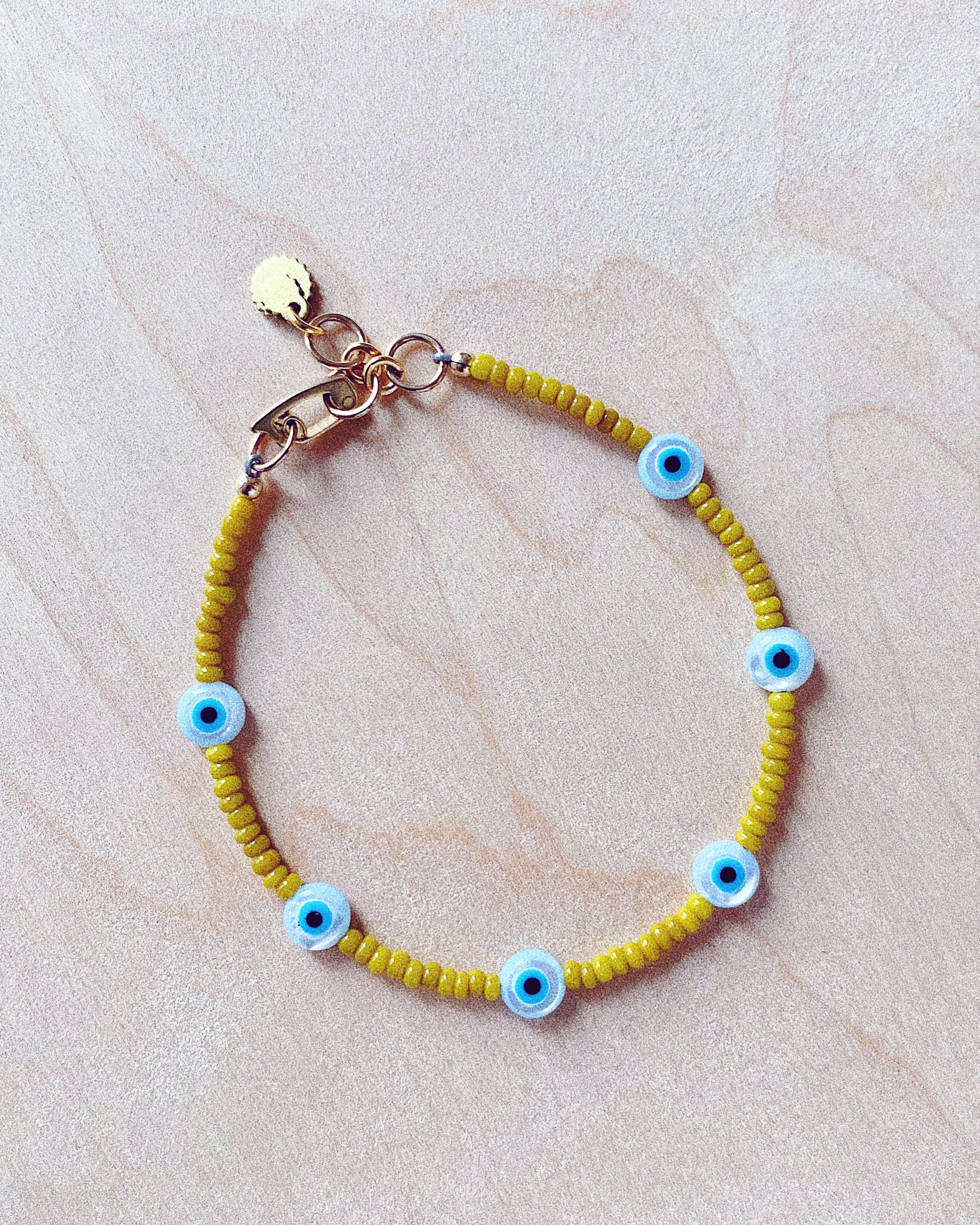 Evil Eye Bracelet - merigold v2 💛