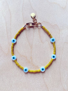 Evil Eye Bracelet - merigold v2 💛